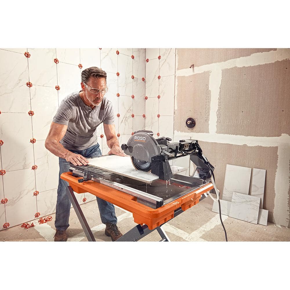 9-Amp 7 in. Blade Corded Wet Tile Saw with Stand - Image 11
