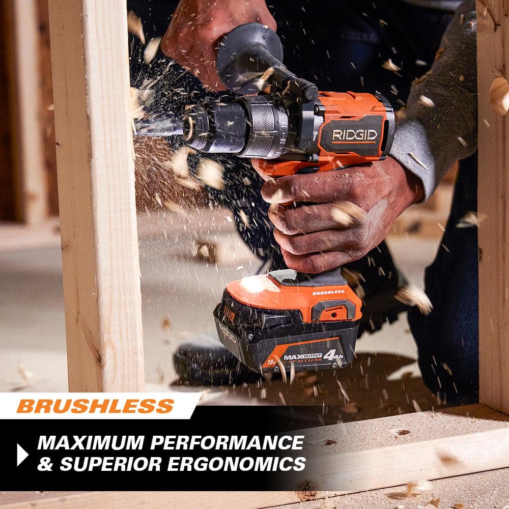 18V Brushless Cordless 1/2 in. Hammer Drill/Driver (Tool Only) - Image 5