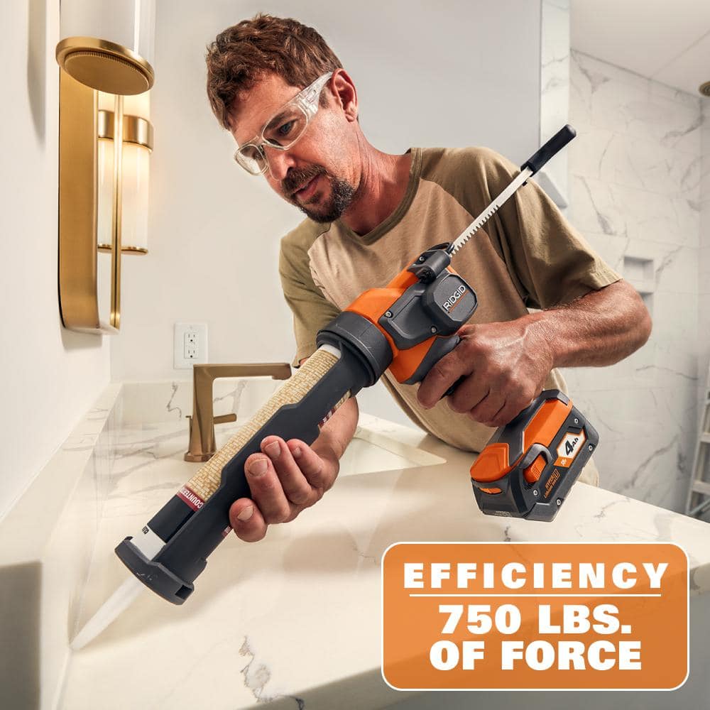 18V Cordless 10 oz. Caulk Gun and Adhesive Gun Kit with (1) 2.0 Ah Battery and Charger - Image 7