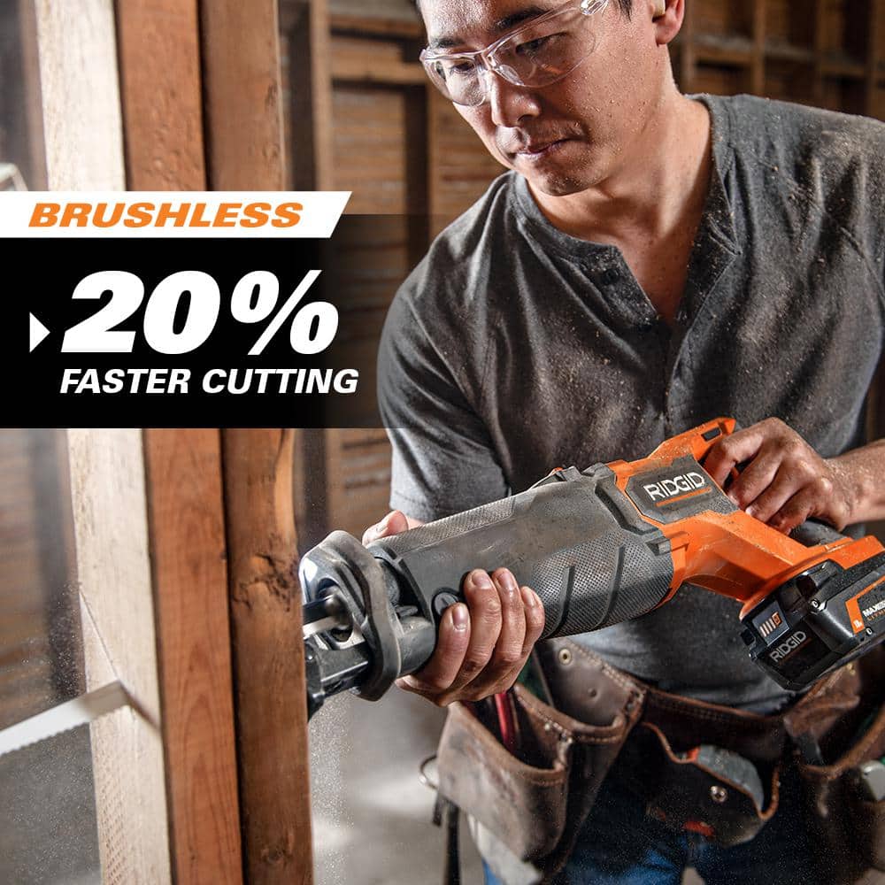 18V Brushless Cordless Reciprocating Saw (Tool Only) - Image 4