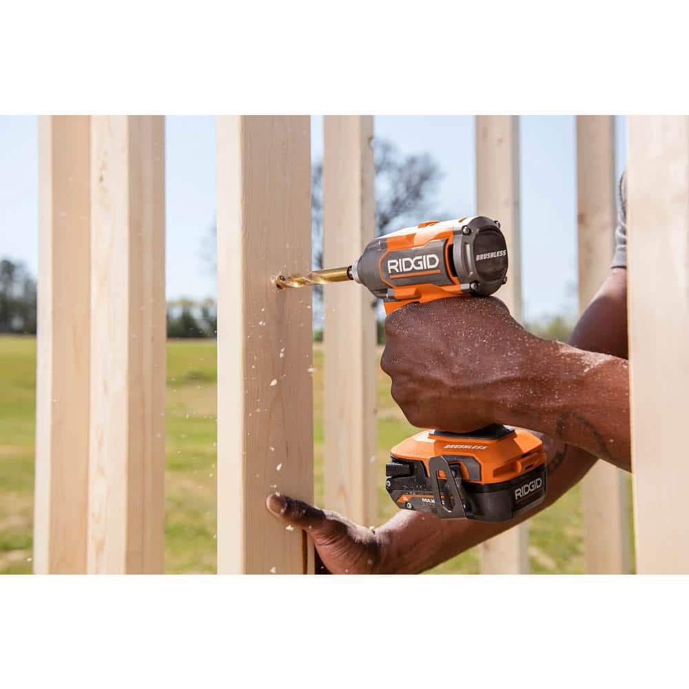 18V Brushless Cordless 2-Tool Combo Kit with Drill/Driver, Impact Driver, (2) Batteries, 18V Charger, and Tool Bag - Image 11