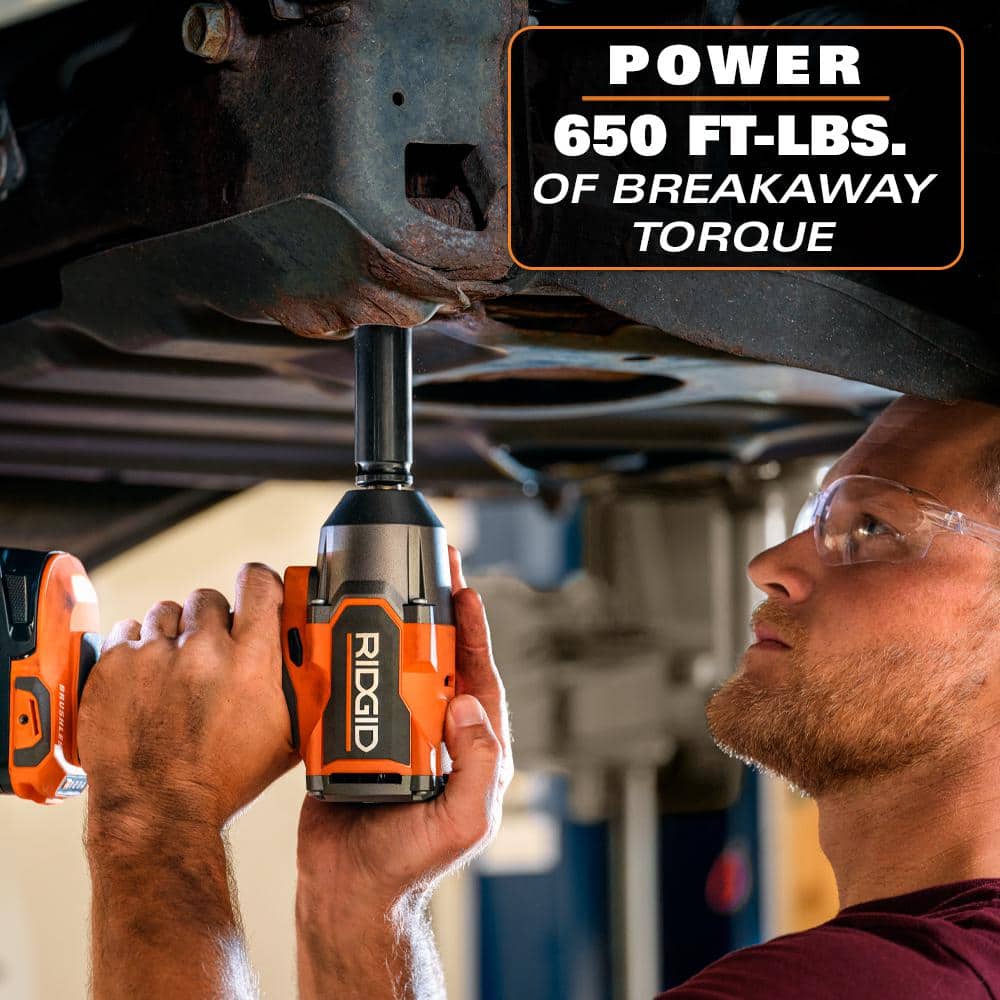 18V Brushless Cordless 4-Mode 1/2 in. Mid-Torque Impact Wrench with Friction Ring (Tool Only) - Image 4