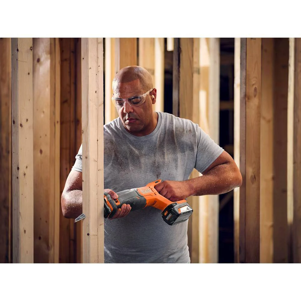 18V Cordless Reciprocating Saw Kit with 4.0 Ah Battery and Charger - Image 15