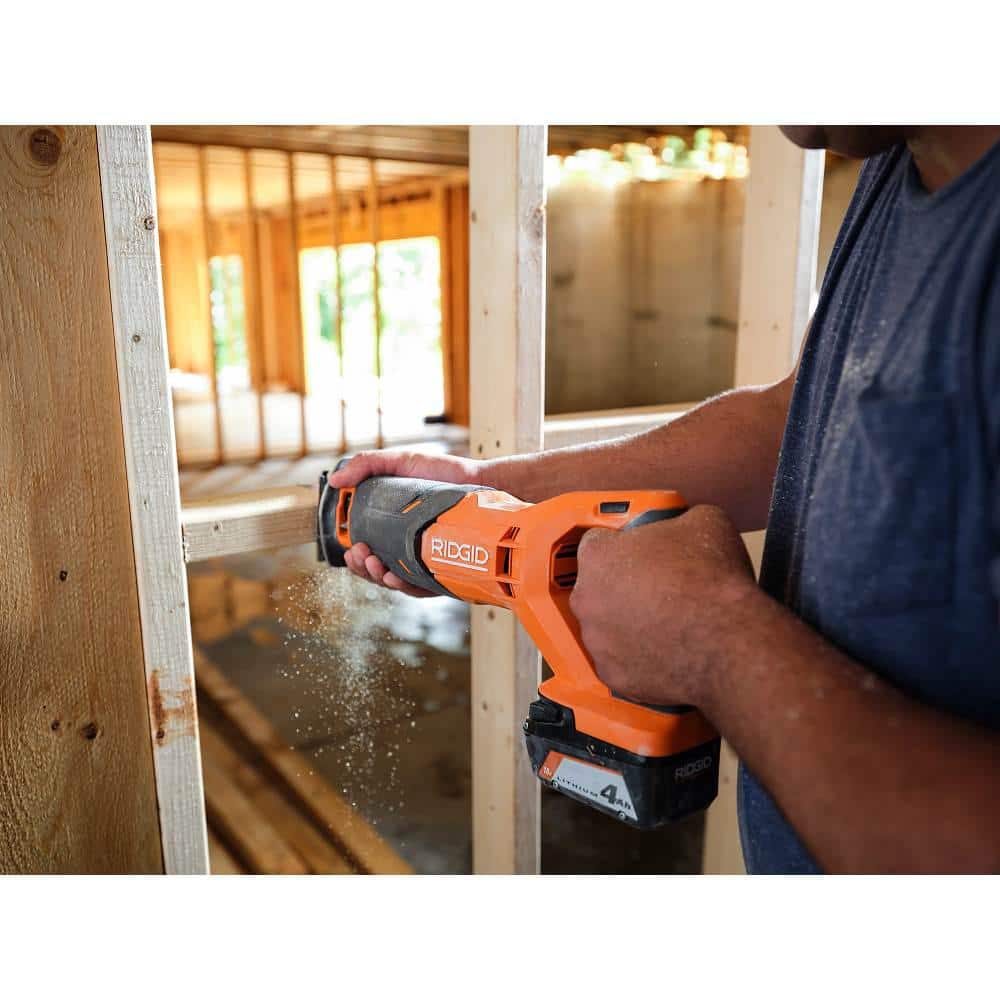 18V Cordless Reciprocating Saw Kit with 4.0 Ah Battery and Charger - Image 16