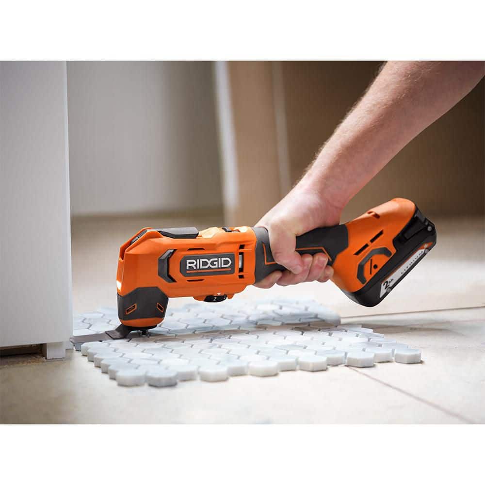18V Cordless Oscillating Multi-Tool with 2.0 Ah Battery and Charger - Image 11