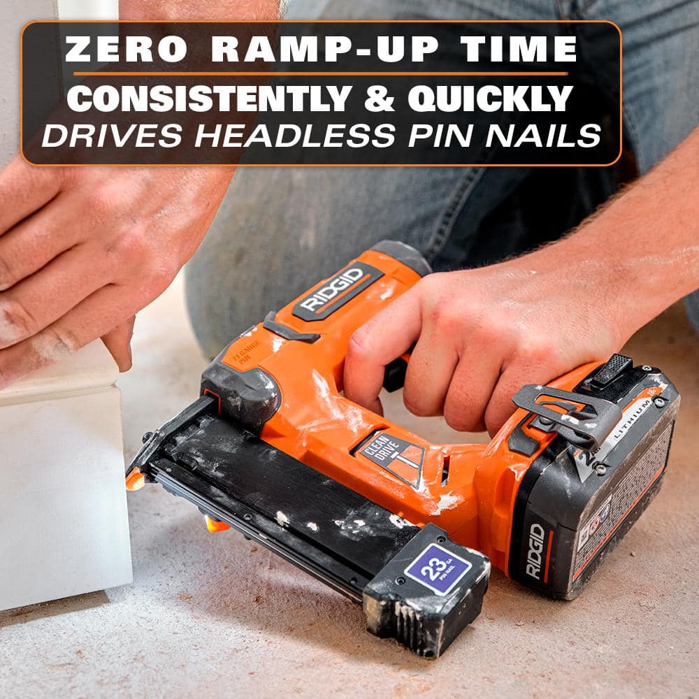 18V Cordless 23-Gauge 1-3/8 in. Headless Pin Nailer (Tool Only) - Image 5
