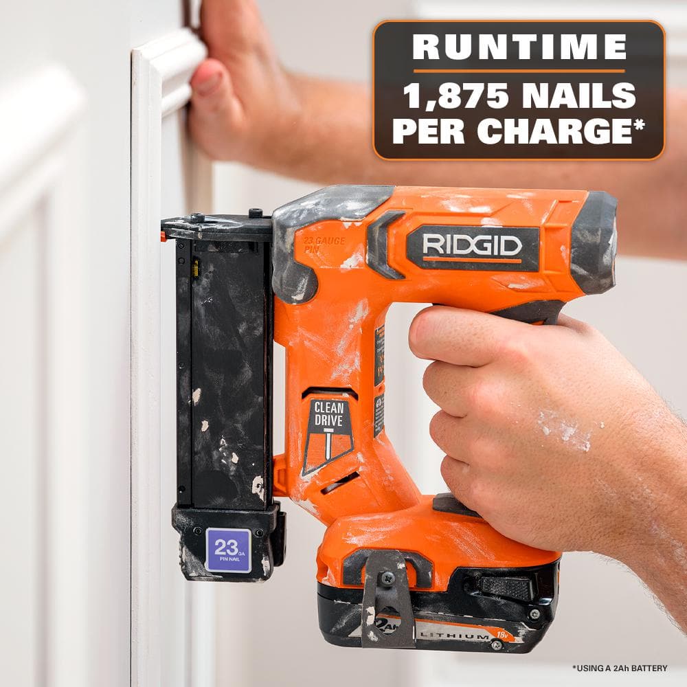 18V Cordless 23-Gauge 1-3/8 in. Headless Pin Nailer (Tool Only) - Image 6