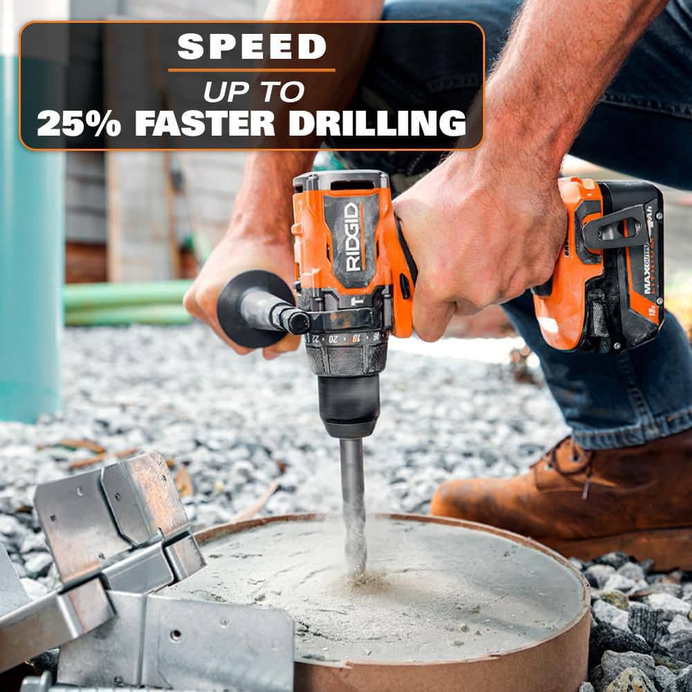 18V Brushless Cordless 1/2 in. High Torque Hammer Drill/Driver (Tool Only) - Image 4