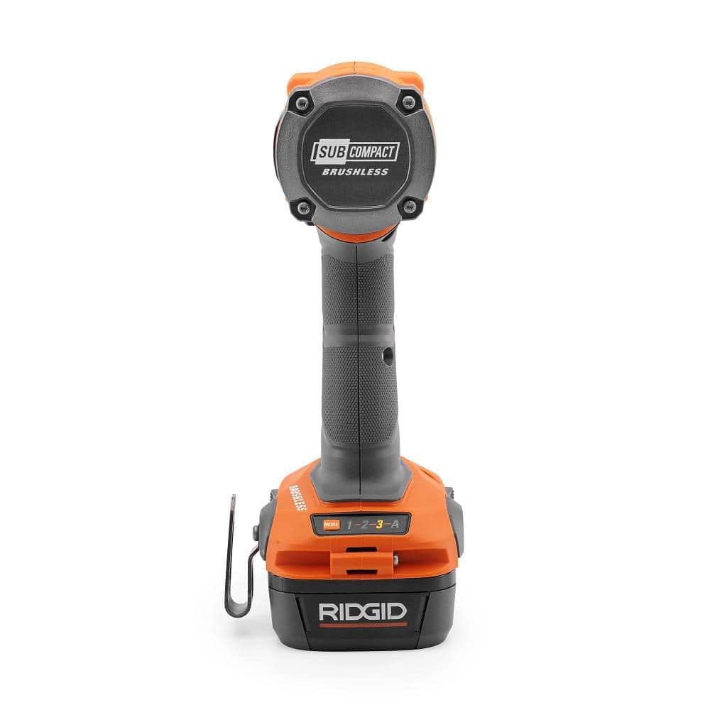 18V SubCompact Brushless Cordless 3/8 in. Impact Wrench Kit with 2.0 Ah Battery, Charger, and Bag - Image 10