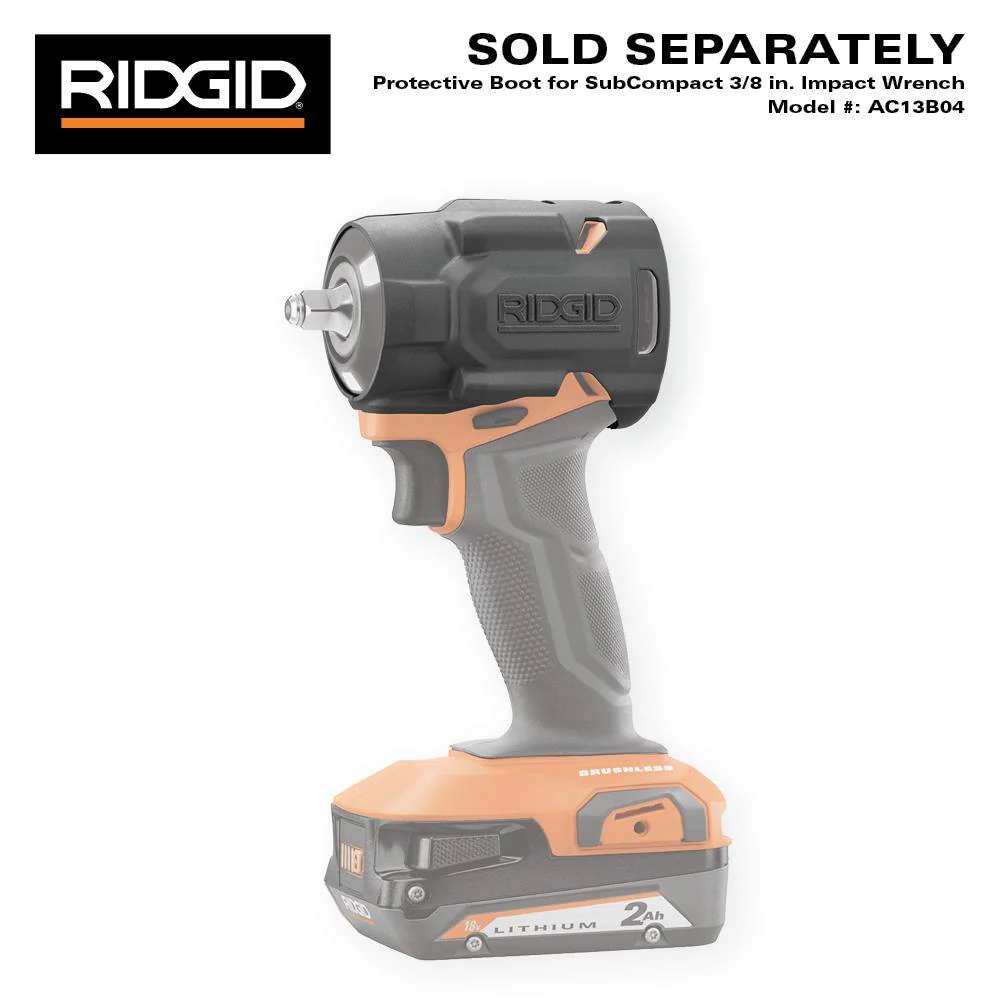 18V SubCompact Brushless Cordless 3/8 in. Impact Wrench Kit with 2.0 Ah Battery, Charger, and Bag - Image 7