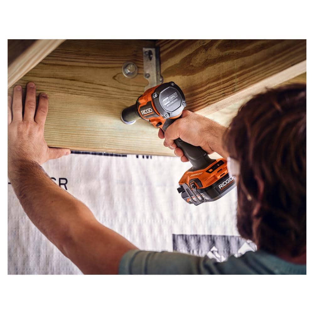 18V SubCompact Brushless Cordless 1/2 in. Impact Wrench Kit with 2.0 Ah Battery, Charger, and Bag - Image 10