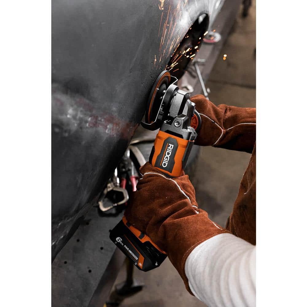 18V Brushless Cordless 4-1/2 in. Angle Grinder Kit with 4.0 Ah Battery and Charger - Image 8