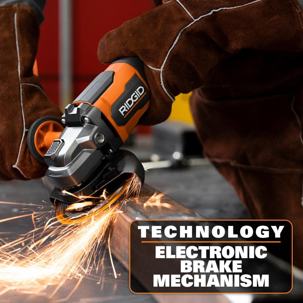 18V Brushless Cordless 4-1/2 in. Paddle Switch Angle Grinder (Tool Only) - Image 6