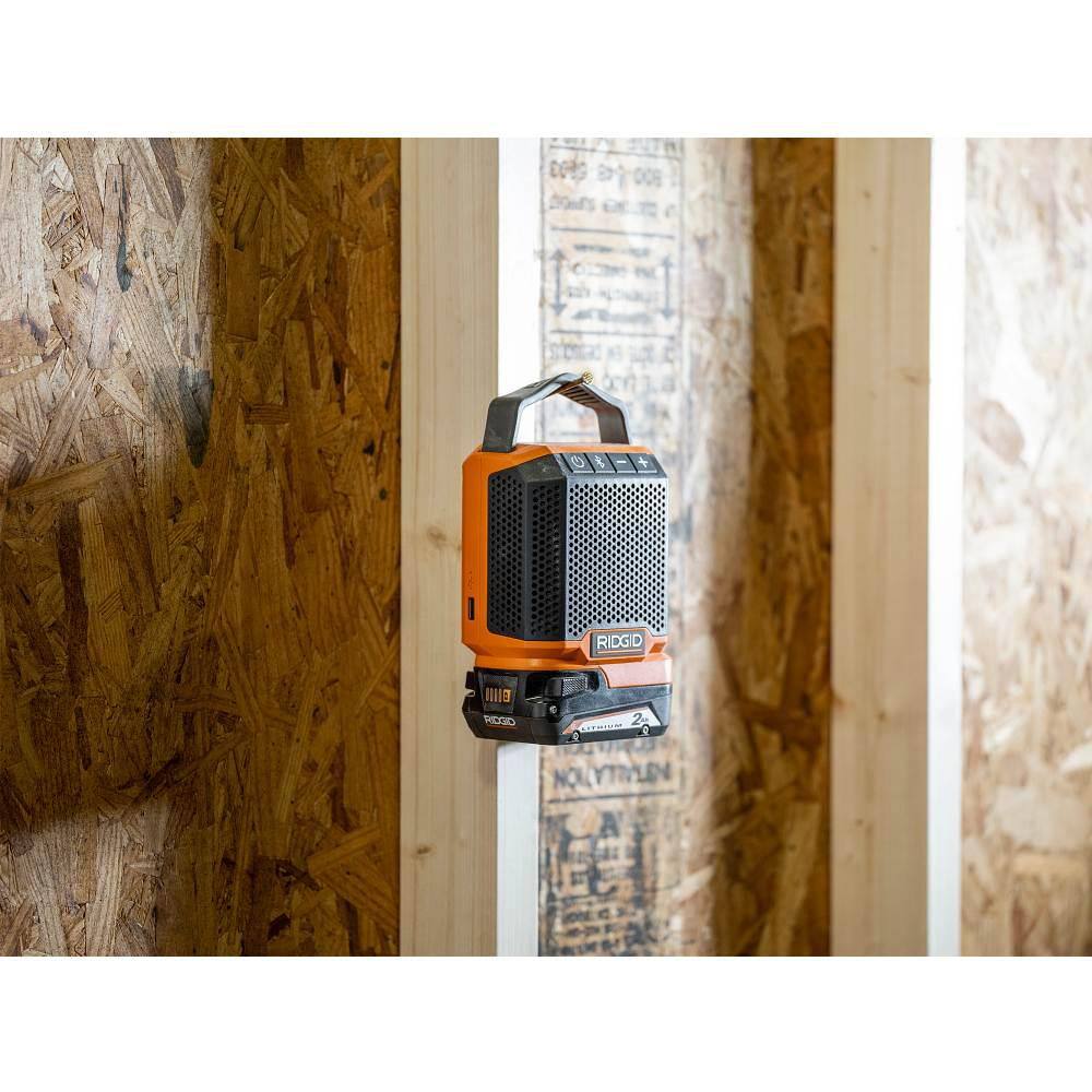 18V Cordless Speaker with Bluetooth Technology, 2.0 Ah Battery, and Charger - Image 12