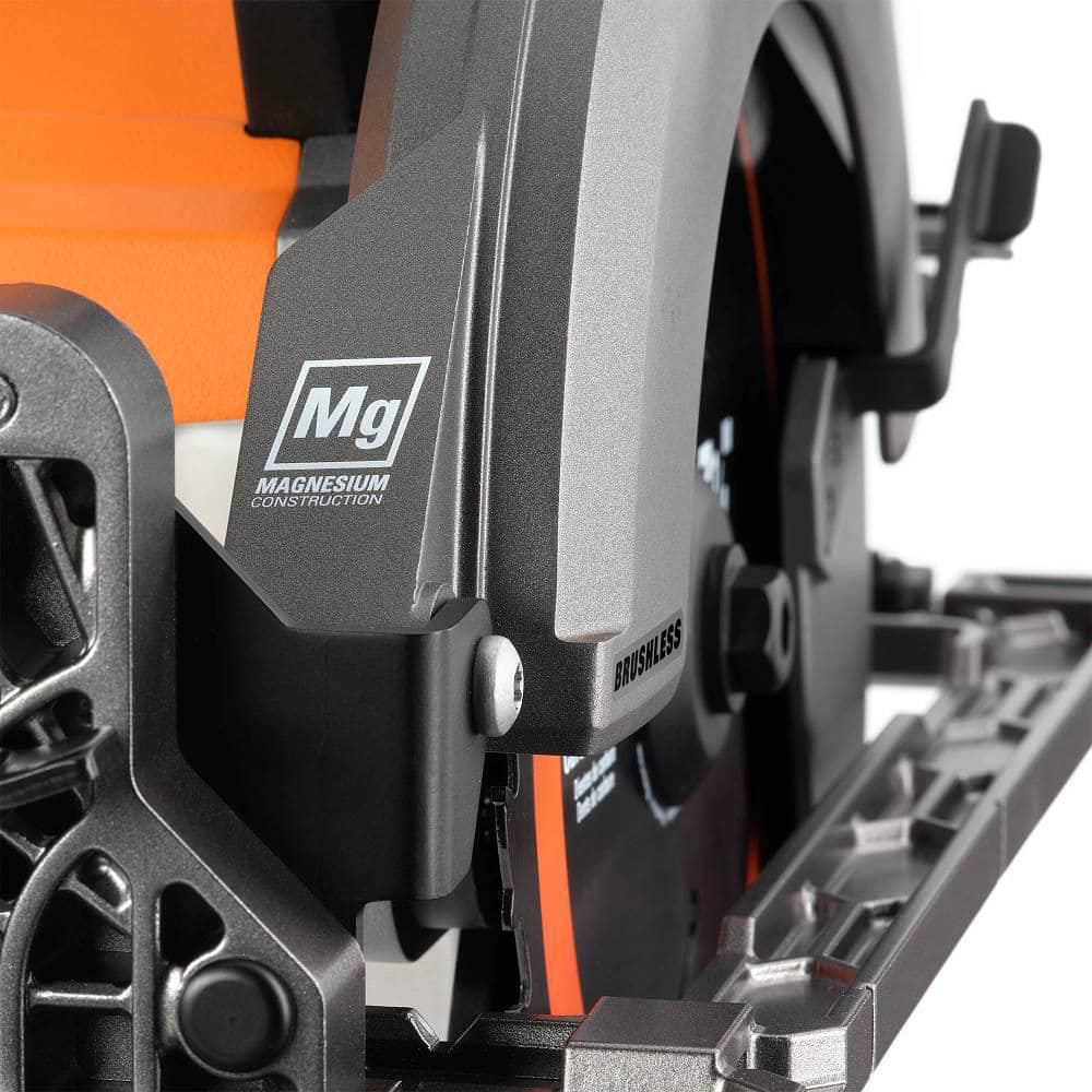 18V Brushless Cordless 7-1/4 in. Rear Handle Circular Saw Kit with 8.0 Ah MAX Output Battery, 18V Charger and Bag - Image 13