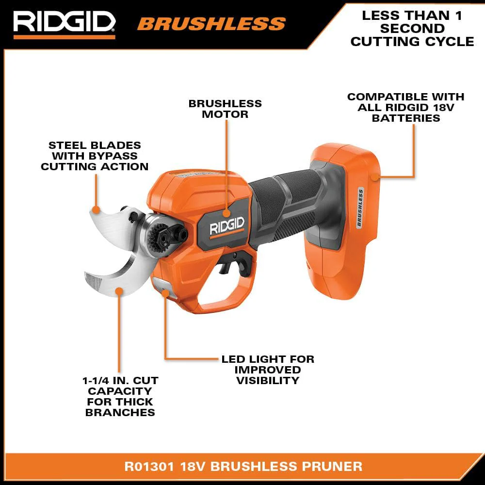 18V Brushless Cordless Battery Pruner (Tool Only) - Image 3