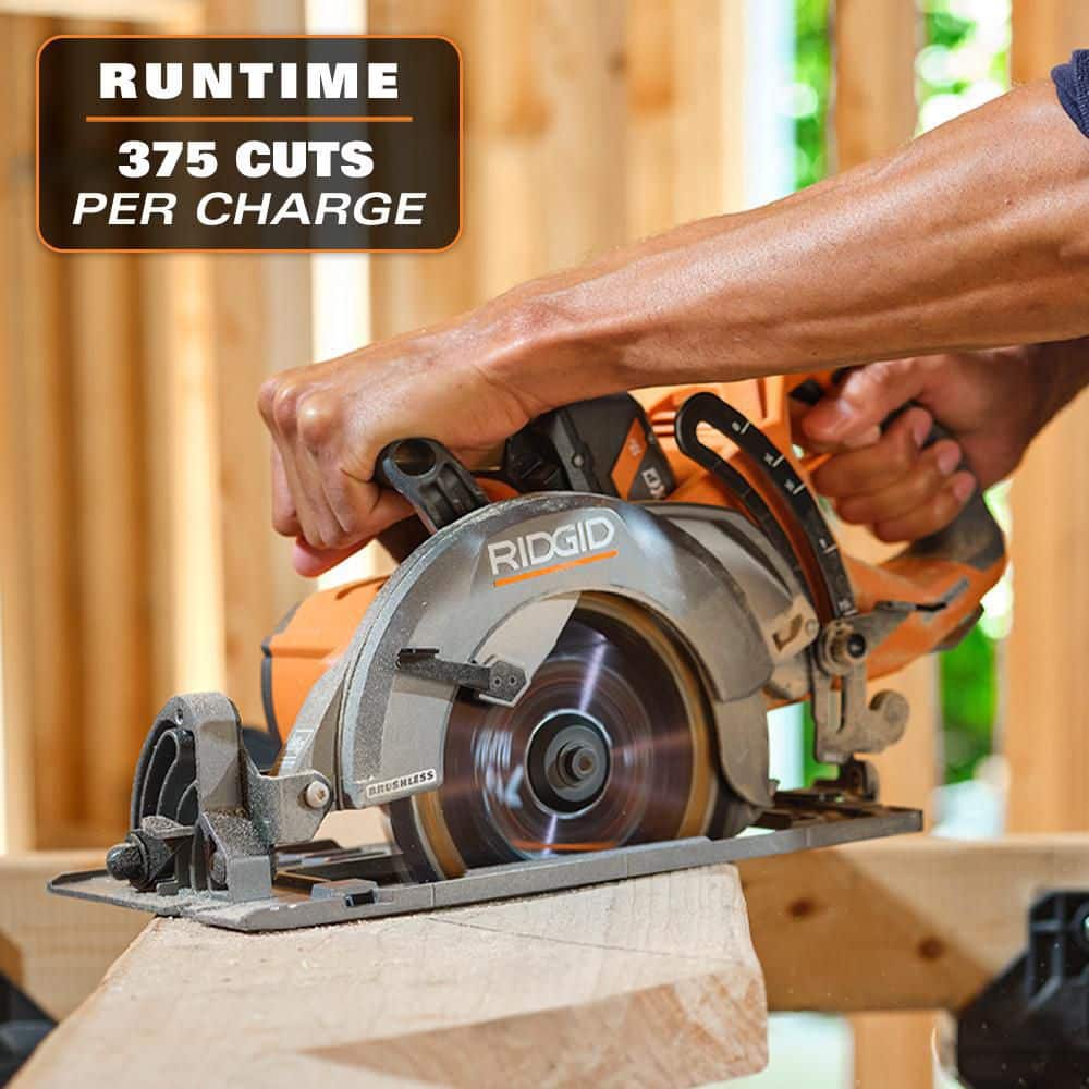 18V Brushless Cordless 7-1/4 in. Rear Handle Circular Saw (Tool Only) - Image 4