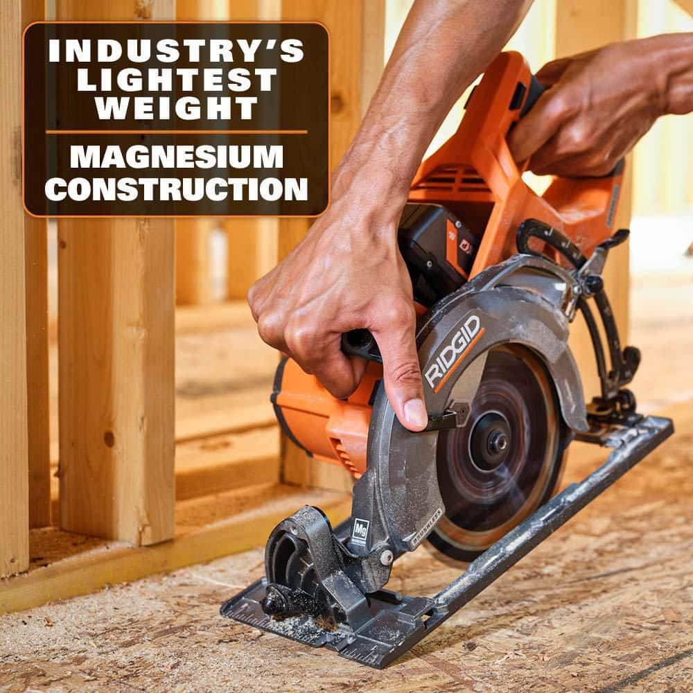 18V Brushless Cordless 7-1/4 in. Rear Handle Circular Saw (Tool Only) - Image 6