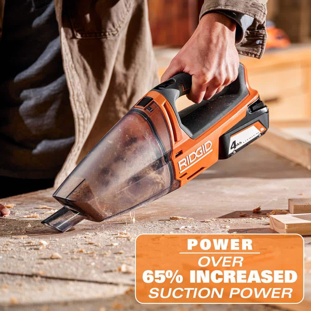 18V Cordless Hand Vacuum Kit with 2.0 Ah Battery and Charger - Image 6