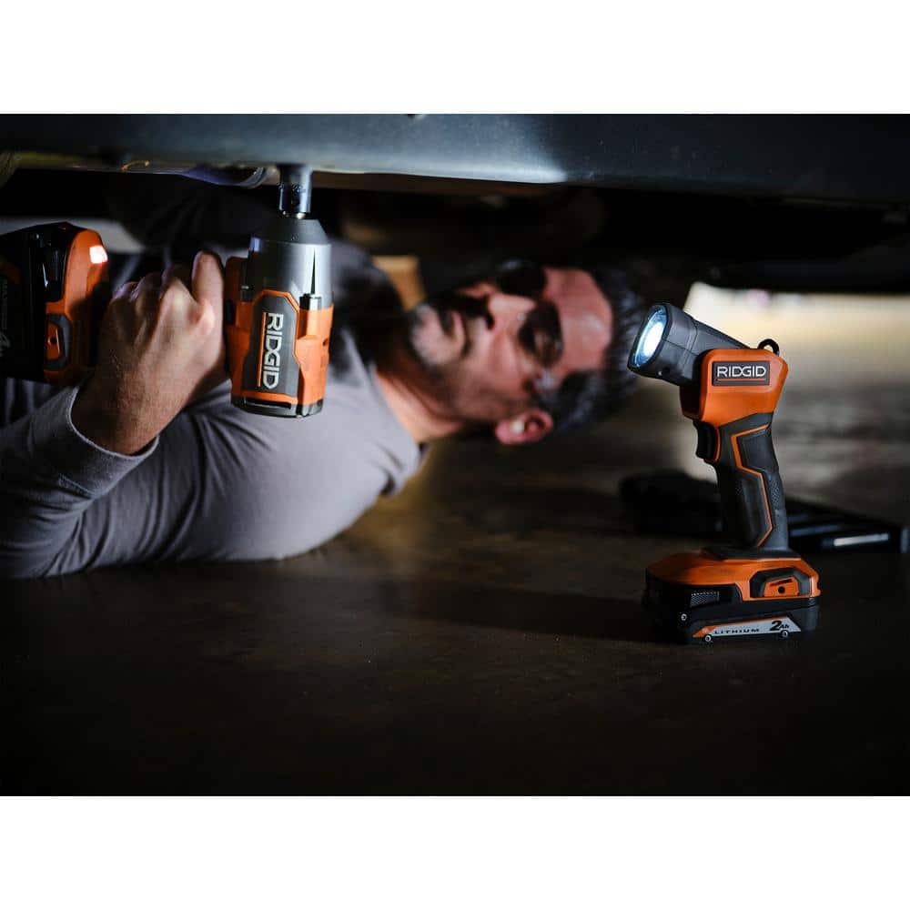 18V Cordless 8-Tool Combo Kit with 2.0 Ah Battery, 4.0 Ah Battery, and Charger - Image 8