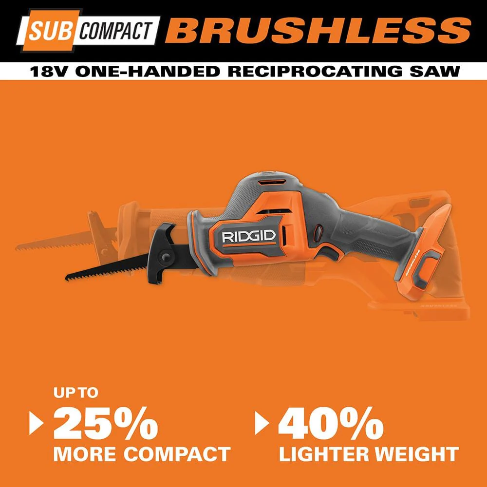 18V SubCompact Brushless Cordless One-Handed Reciprocating Saw (Tool Only) - Image 5