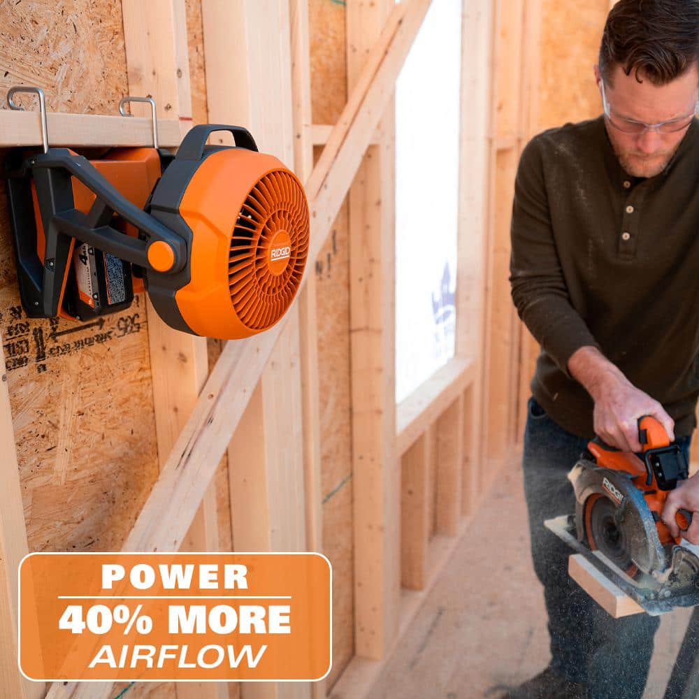 18V Cordless Hybrid Jobsite Fan 2-Pack (Tools Only) - Image 6